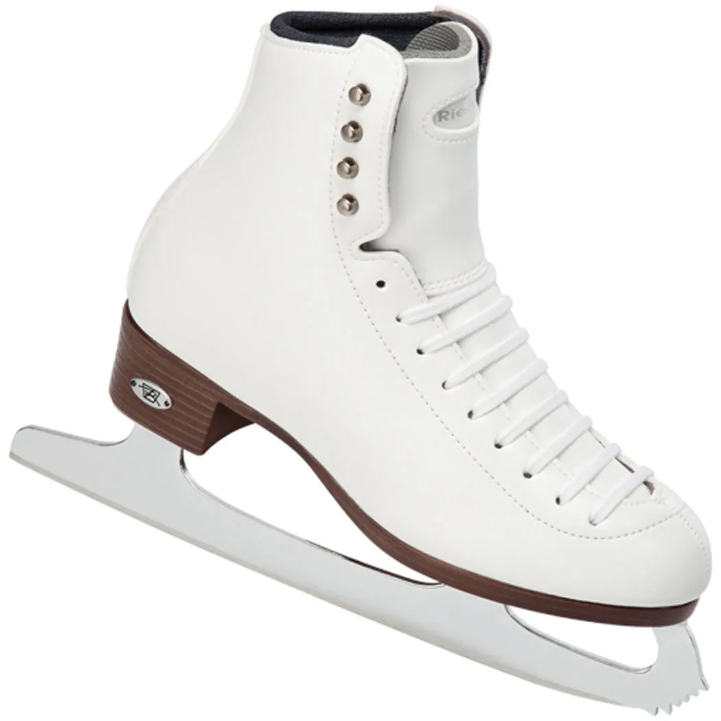 Riedell 33 Girls Figure Skates With Sapphire Blade