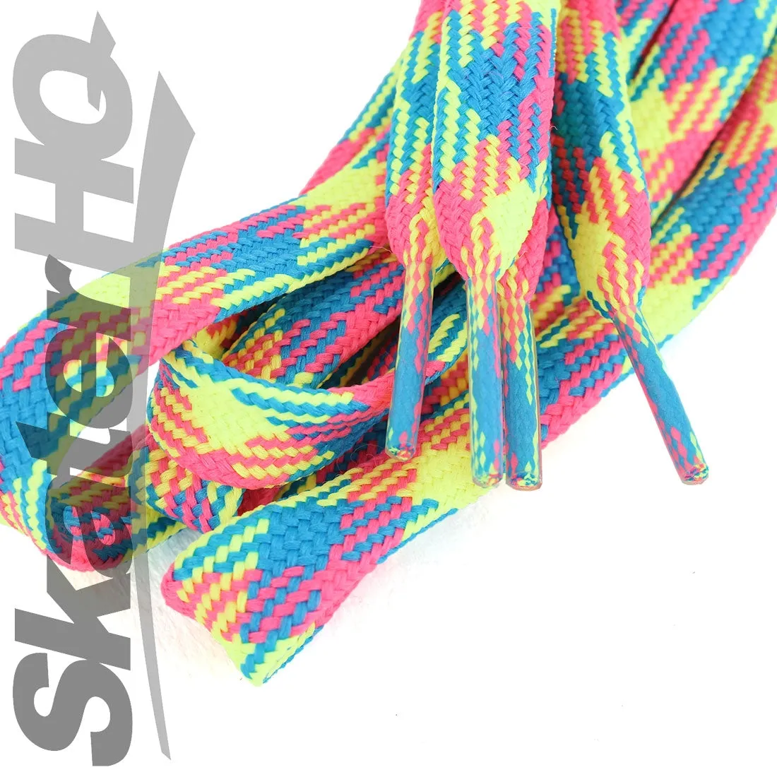 Riedell Criss-Cross Laces 72 Medium - Rainbow Plaid