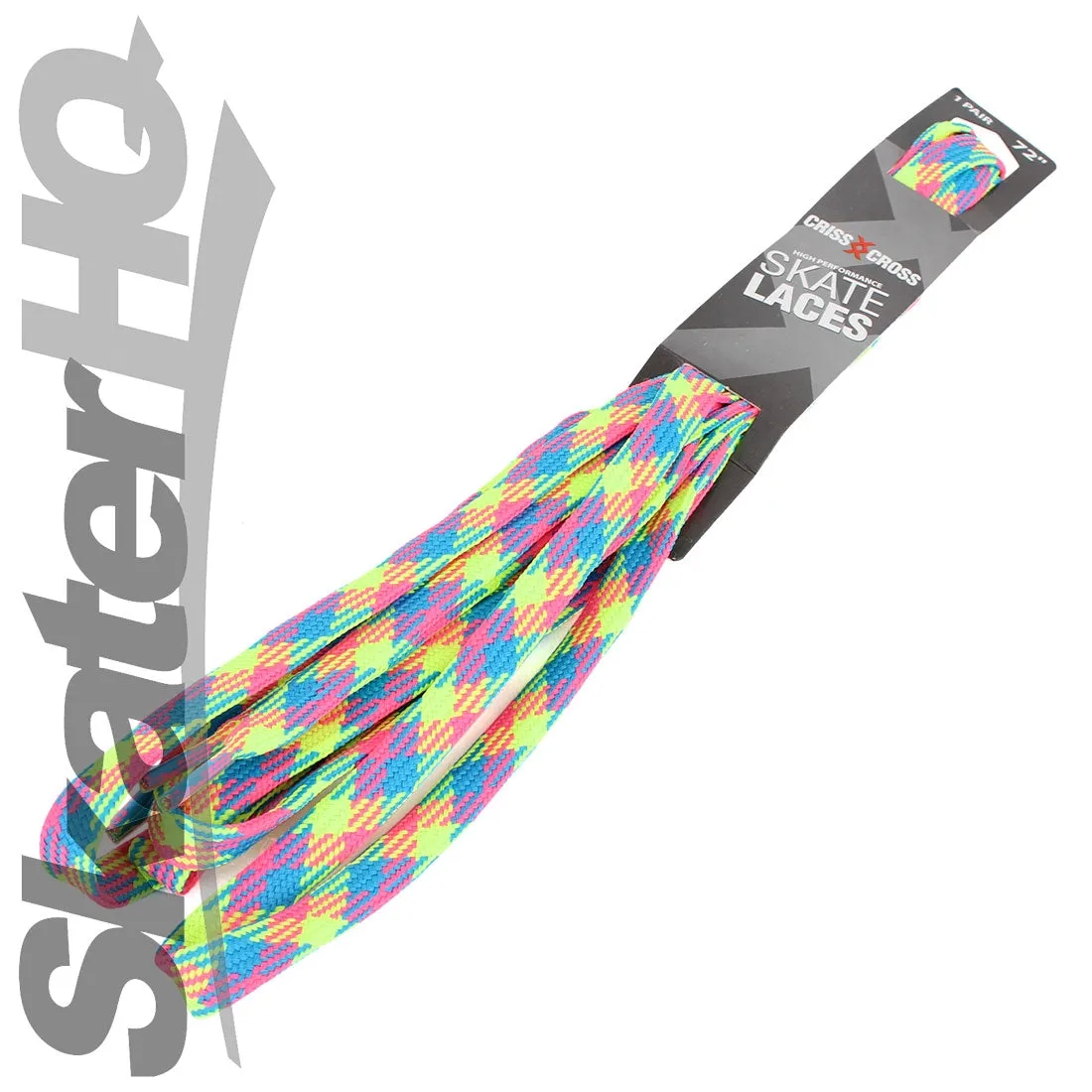 Riedell Criss-Cross Laces 72 Medium - Rainbow Plaid