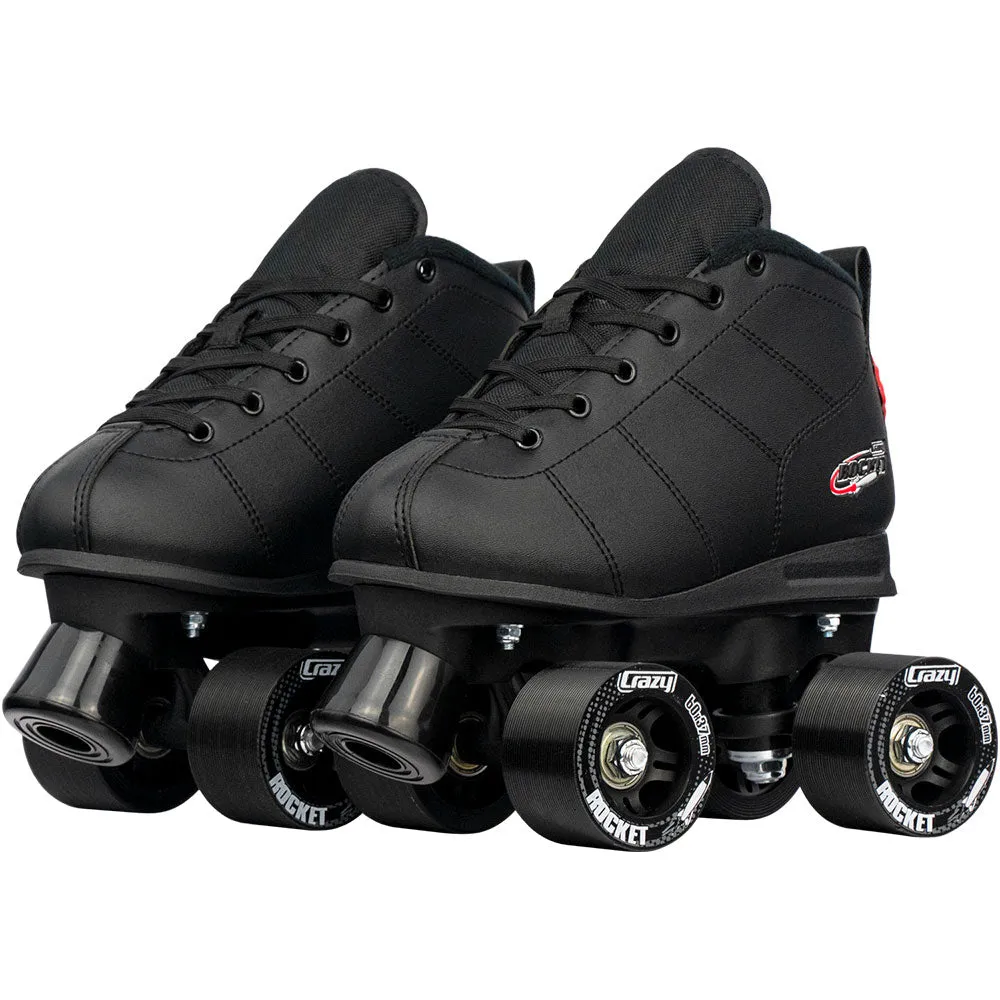 ROCKET JR Black - Roller Skates