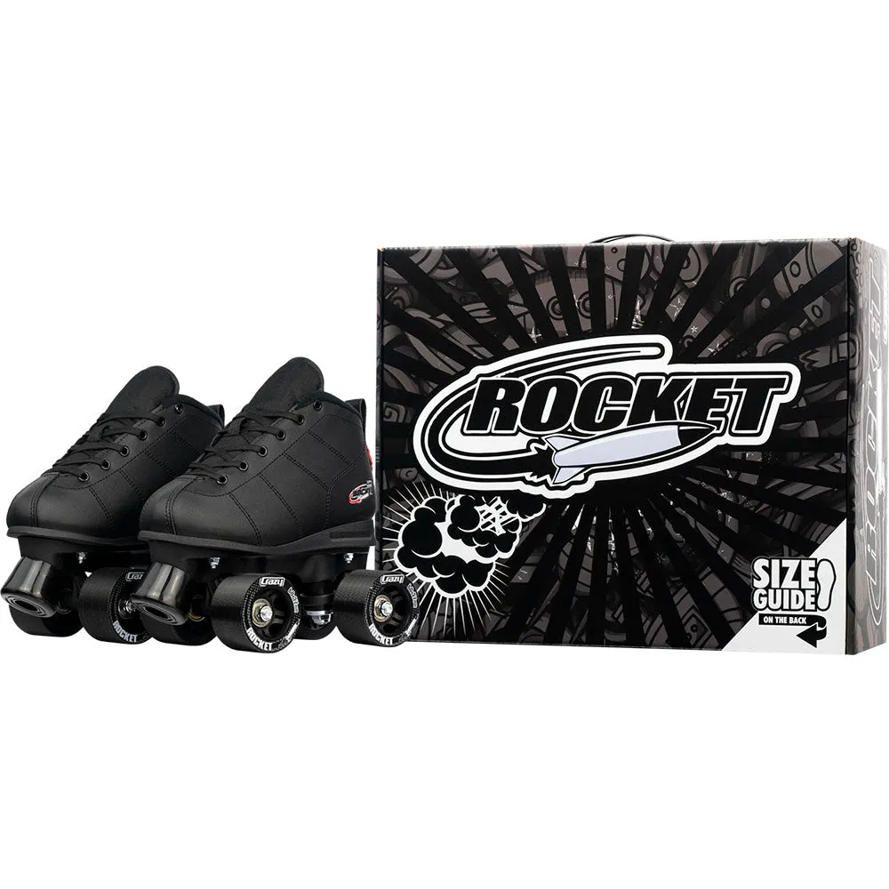 ROCKET JR Black - Roller Skates