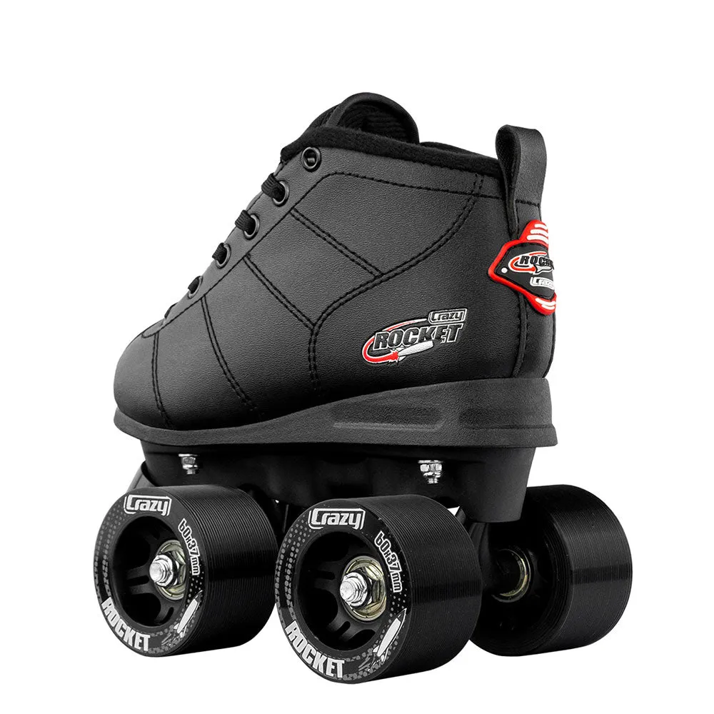 ROCKET JR Black - Roller Skates