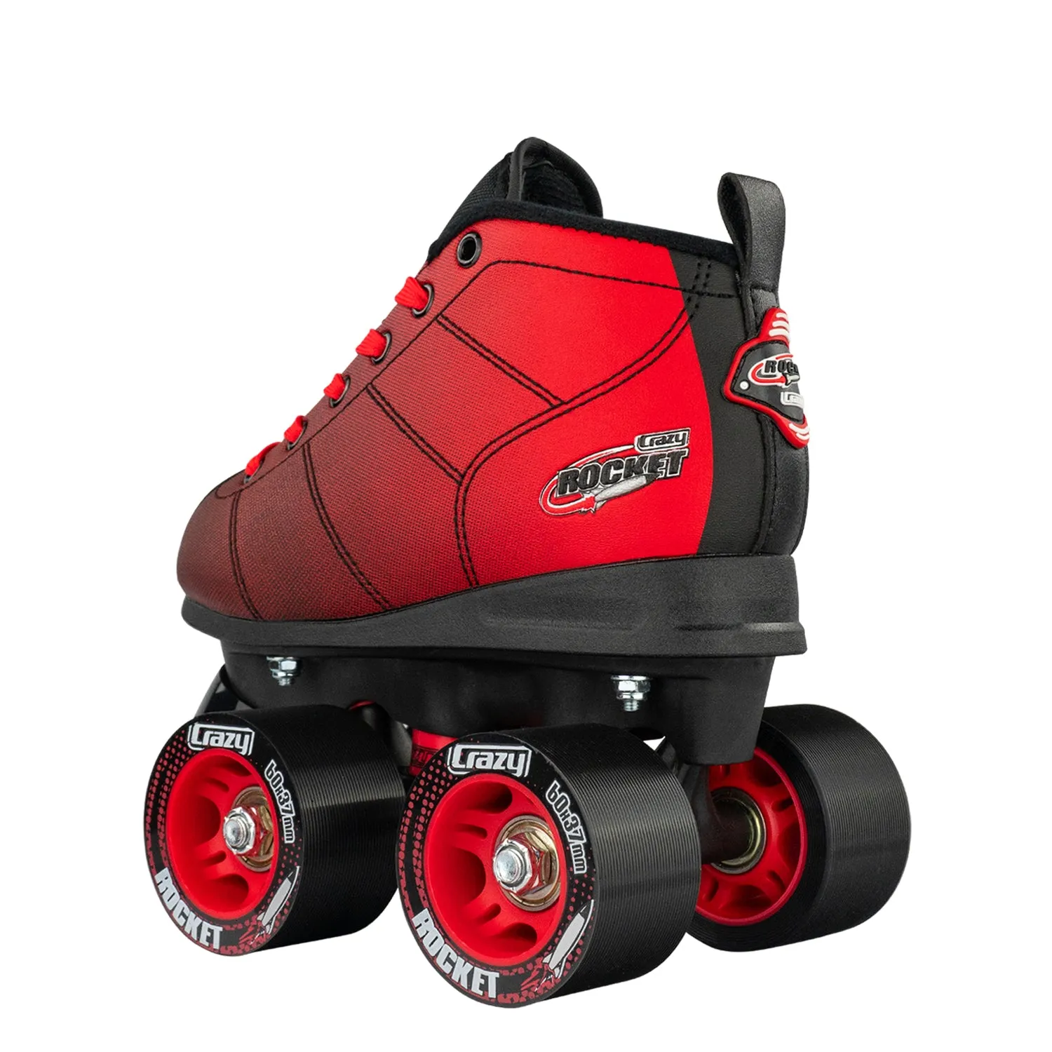 ROCKET JR Black/Red - Roller Skates