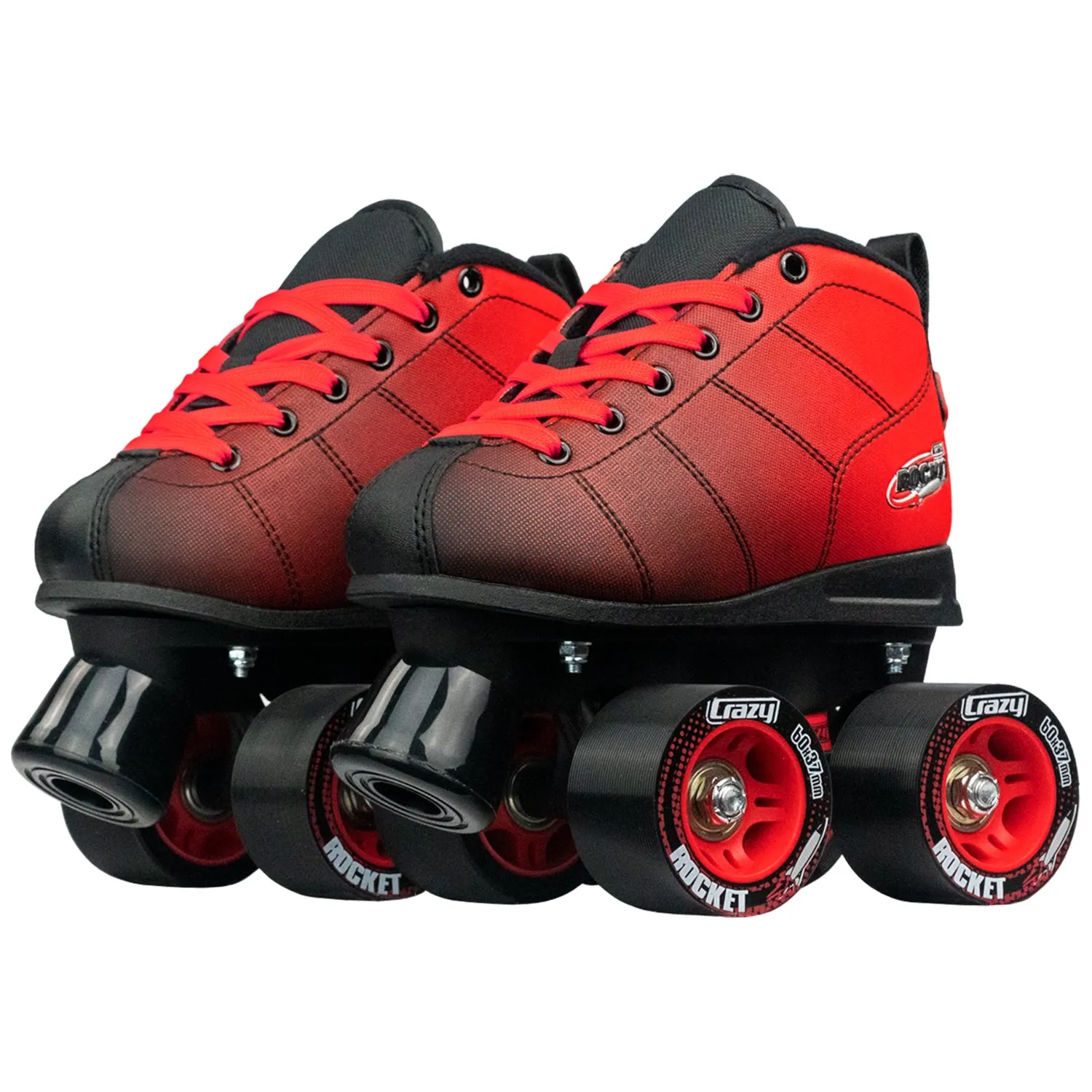 ROCKET JR Black/Red - Roller Skates