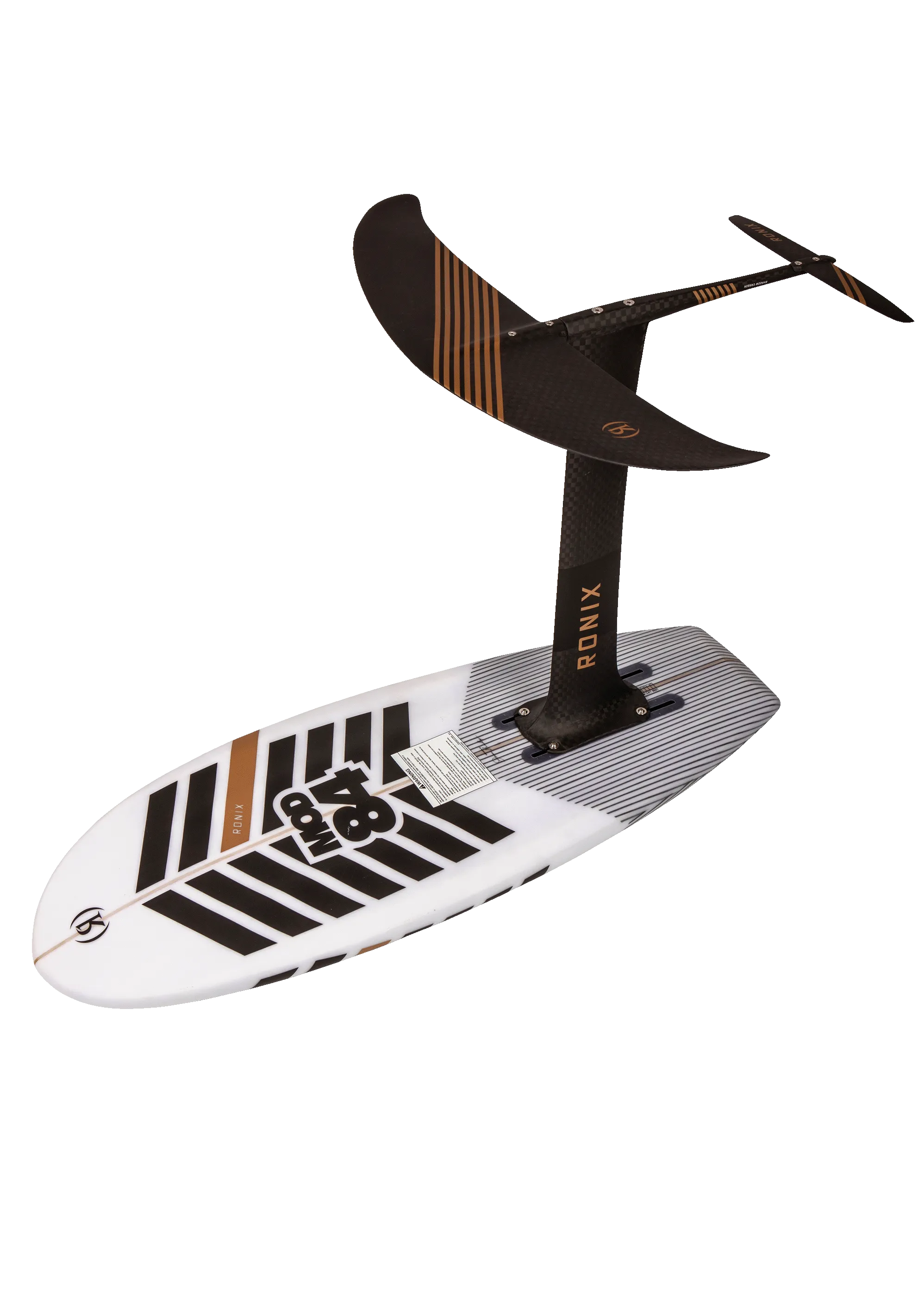 Ronix 2025 Shadow Carbon 1330 Speed Mast Package:  Shadow 29in. Mast- 39cm Fuse. -Spd. 1330 Wing - Spd. 180cm Stabilizer Foil