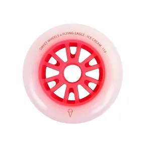 Ruedas Flying Eagle Ice Cream Sin Rodamientos 110mm - Roja Paq. 6