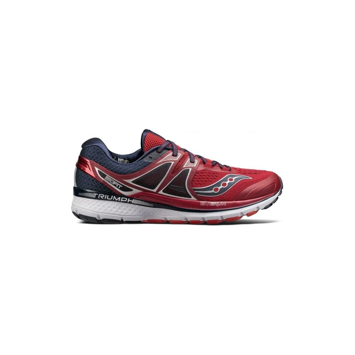 Saucony Triumph ISO 3 AW17 Red and Navy Men's Shoes