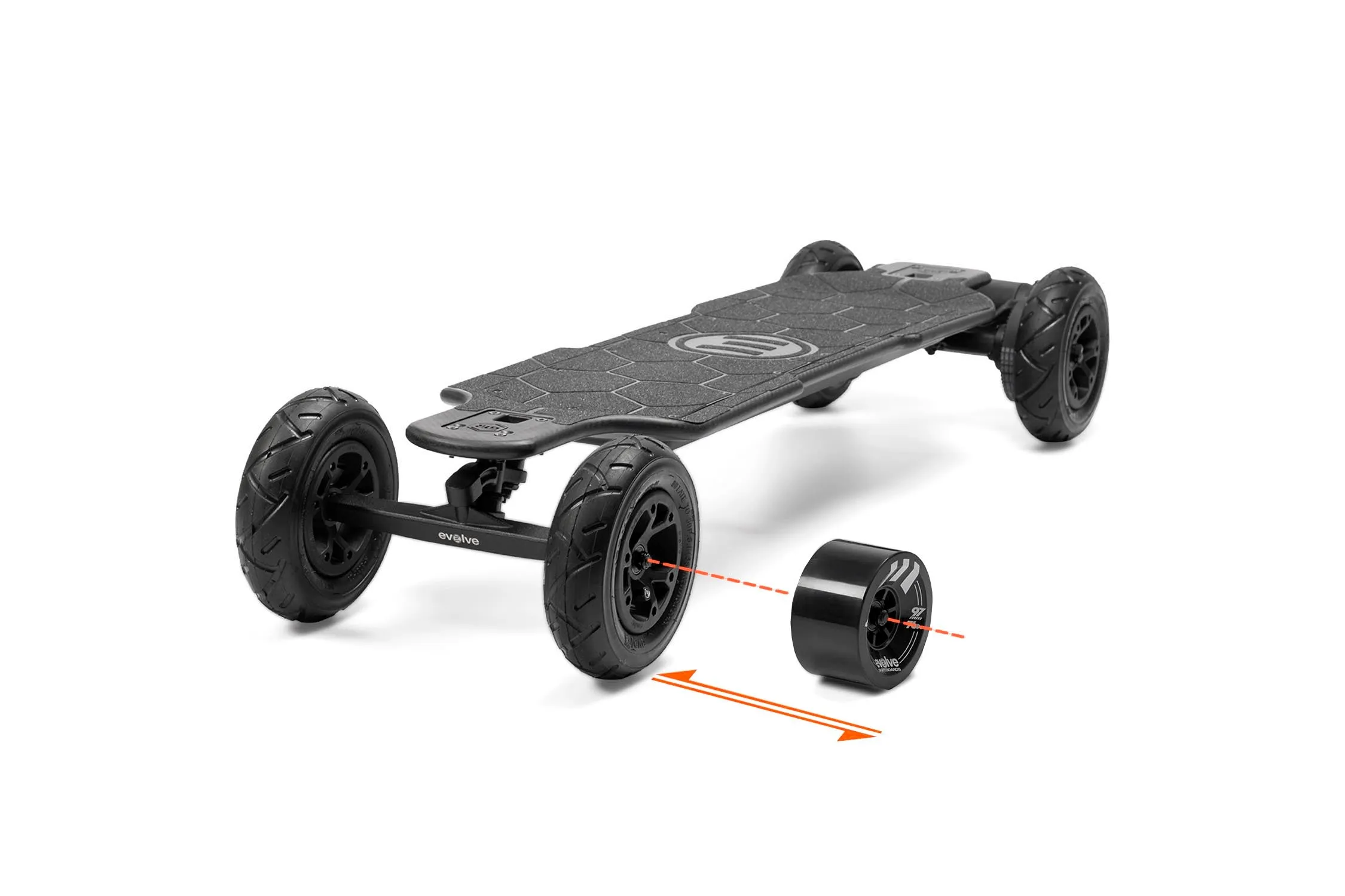 Skate Eléctrico Evolve - Carbon GTR Serie 2 2en1 - Monopatin Eléctrico