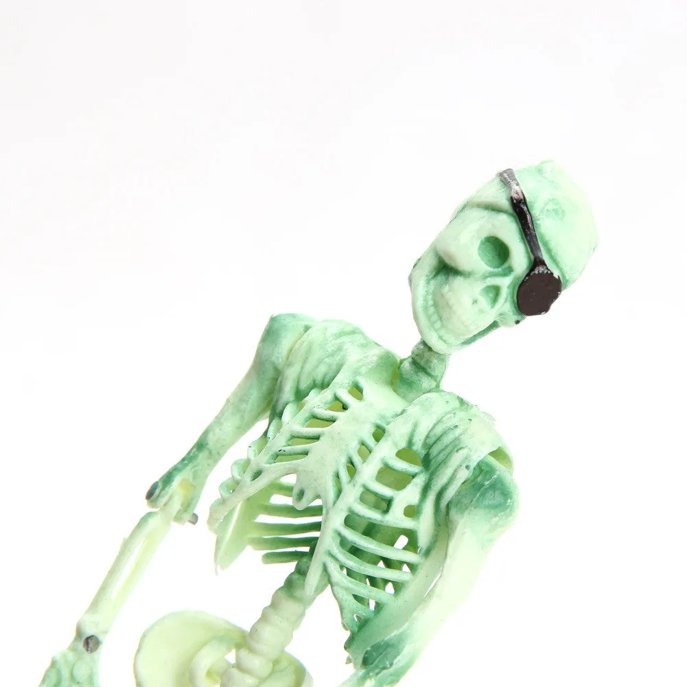 Skeleton On Wheel Aquarium Decoration