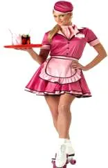 Soda Shop Car Hop Costume / 1950's Costume