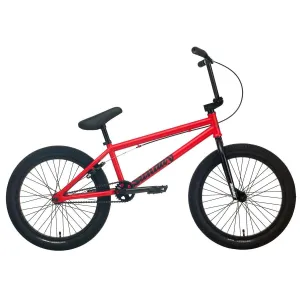 Sunday 2022 Primer 20.75″ Complete BMX Bike - Matte Fire Engine Red