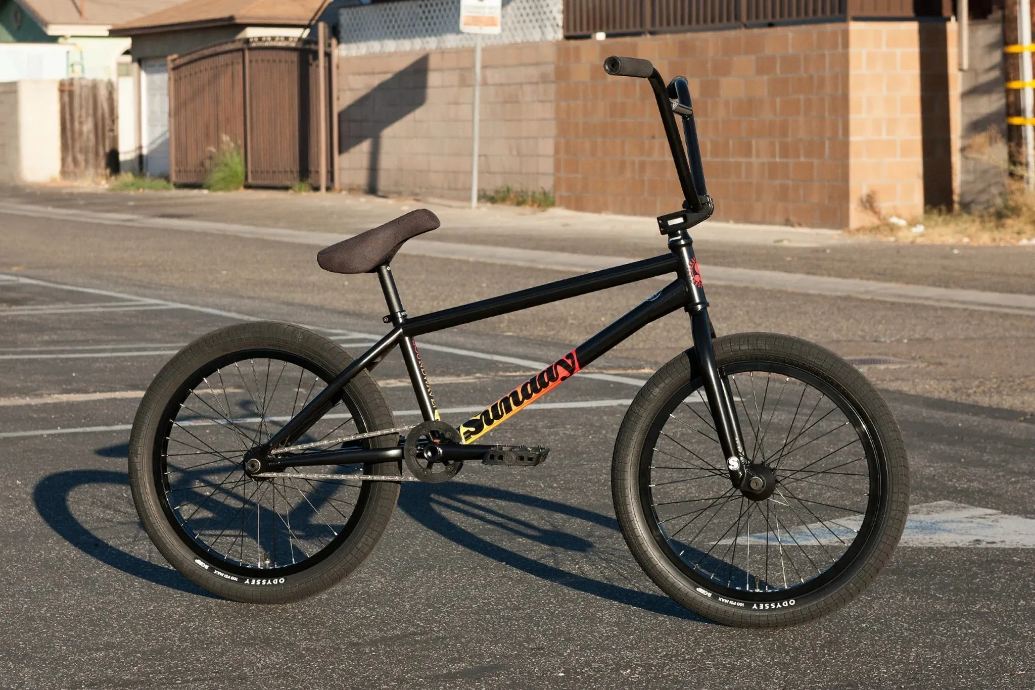 Sunday 2023 Soundwave Special 21″ Complete BMX Bike - Rustproof Black (LHD)