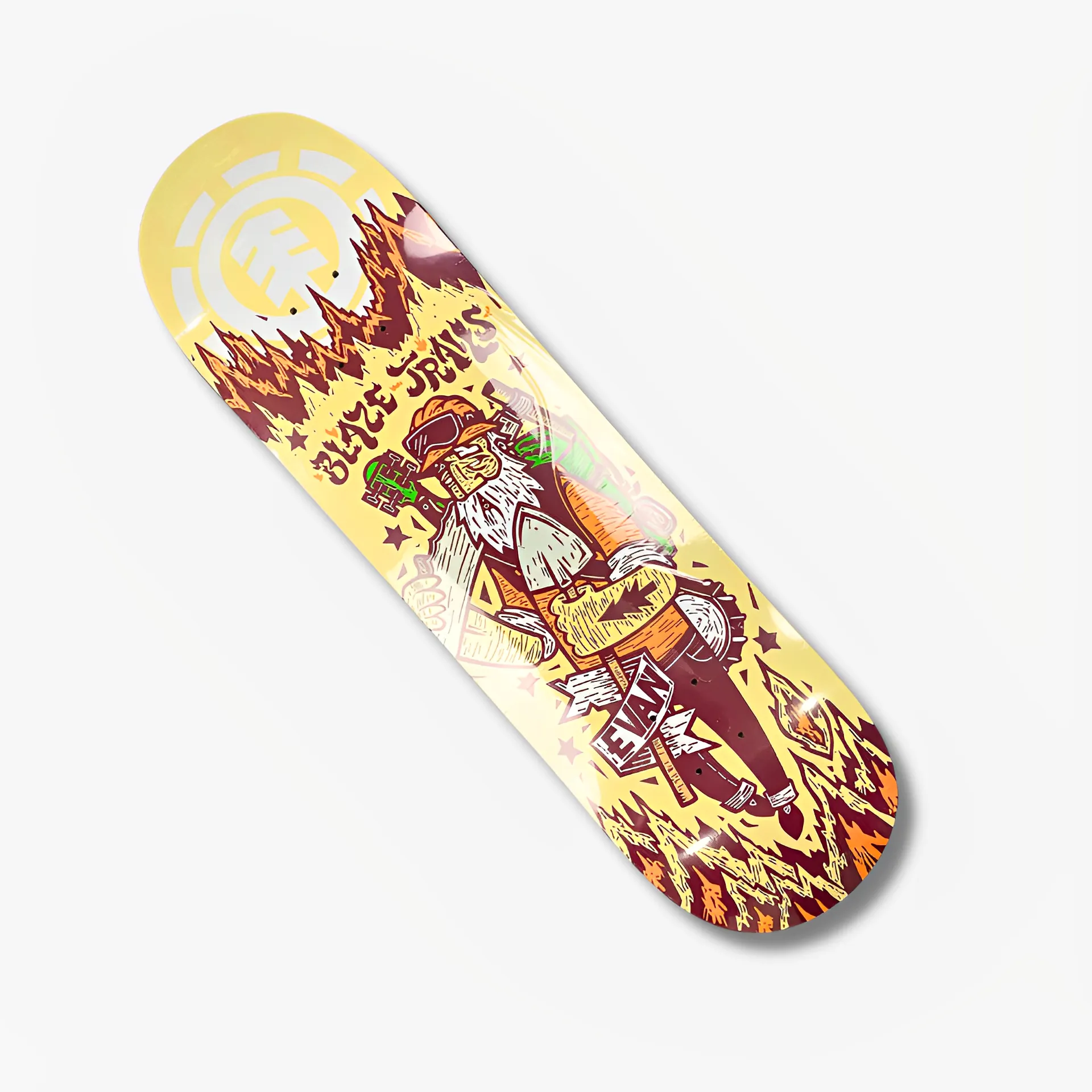 Tabla Element Nyjah This Ol Dog - Naranja