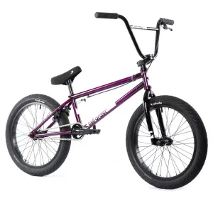 Tall Order Pro 20.85″ Complete BMX Bike - Gloss Translucent Purple/Black Parts