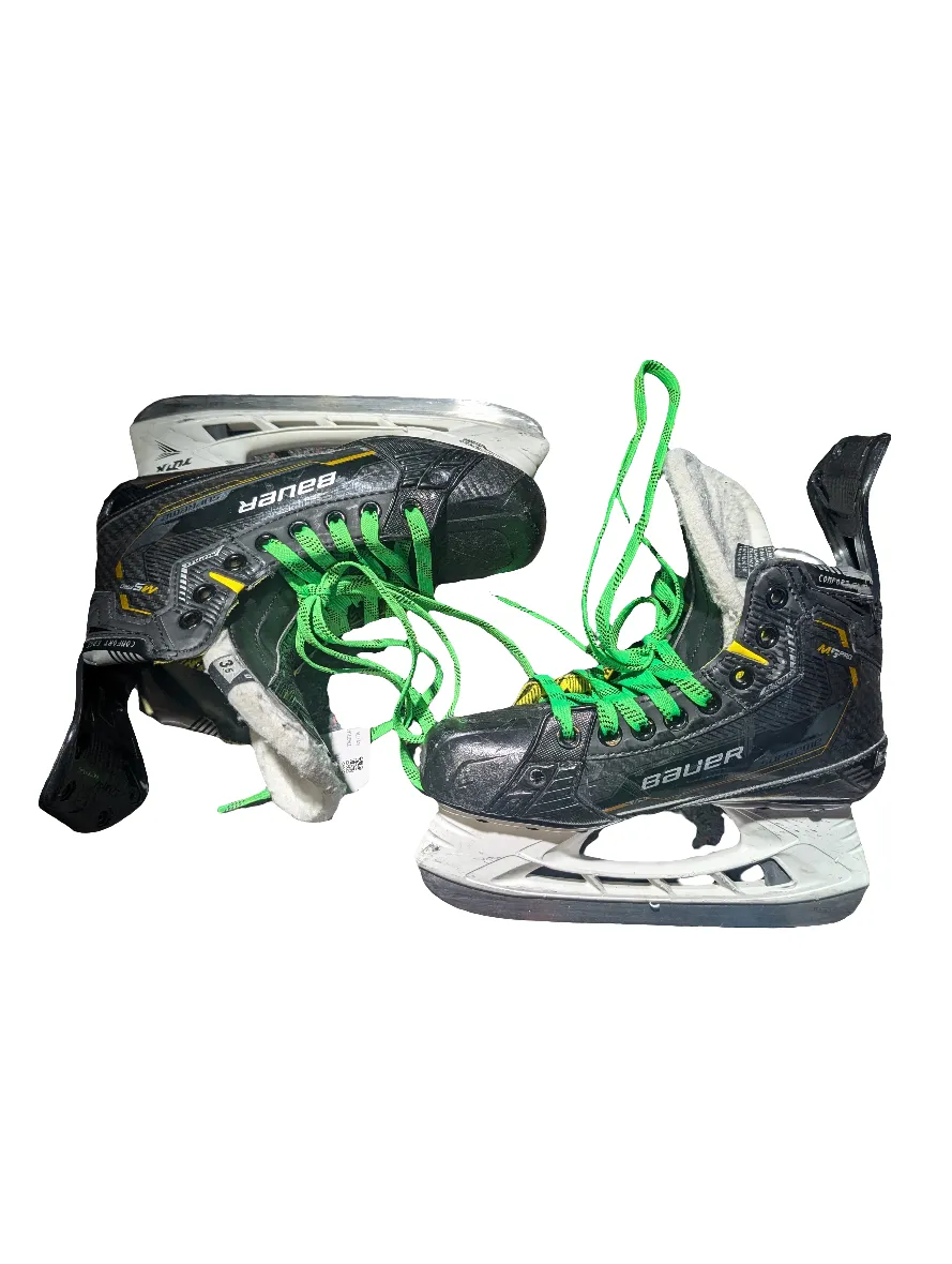 Used Bauer Supreme M5 Pro Size 3.5D Junior Hockey Skates