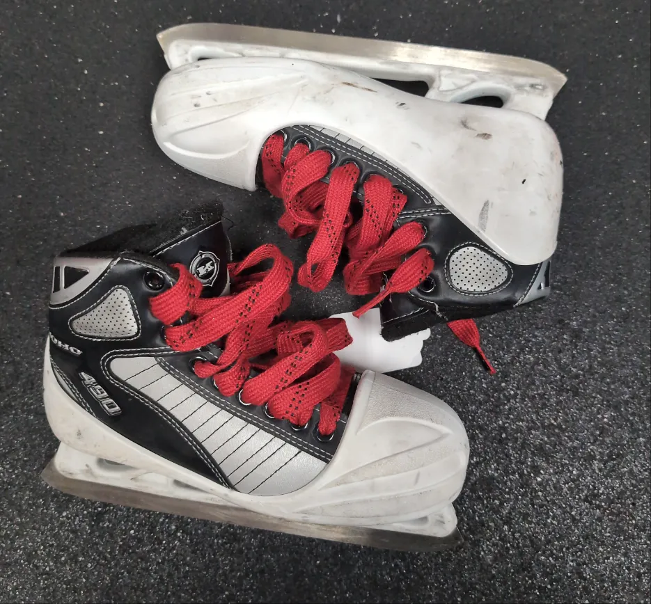 Used Koho 490 Size 4D Junior Hockey Goalie Skates