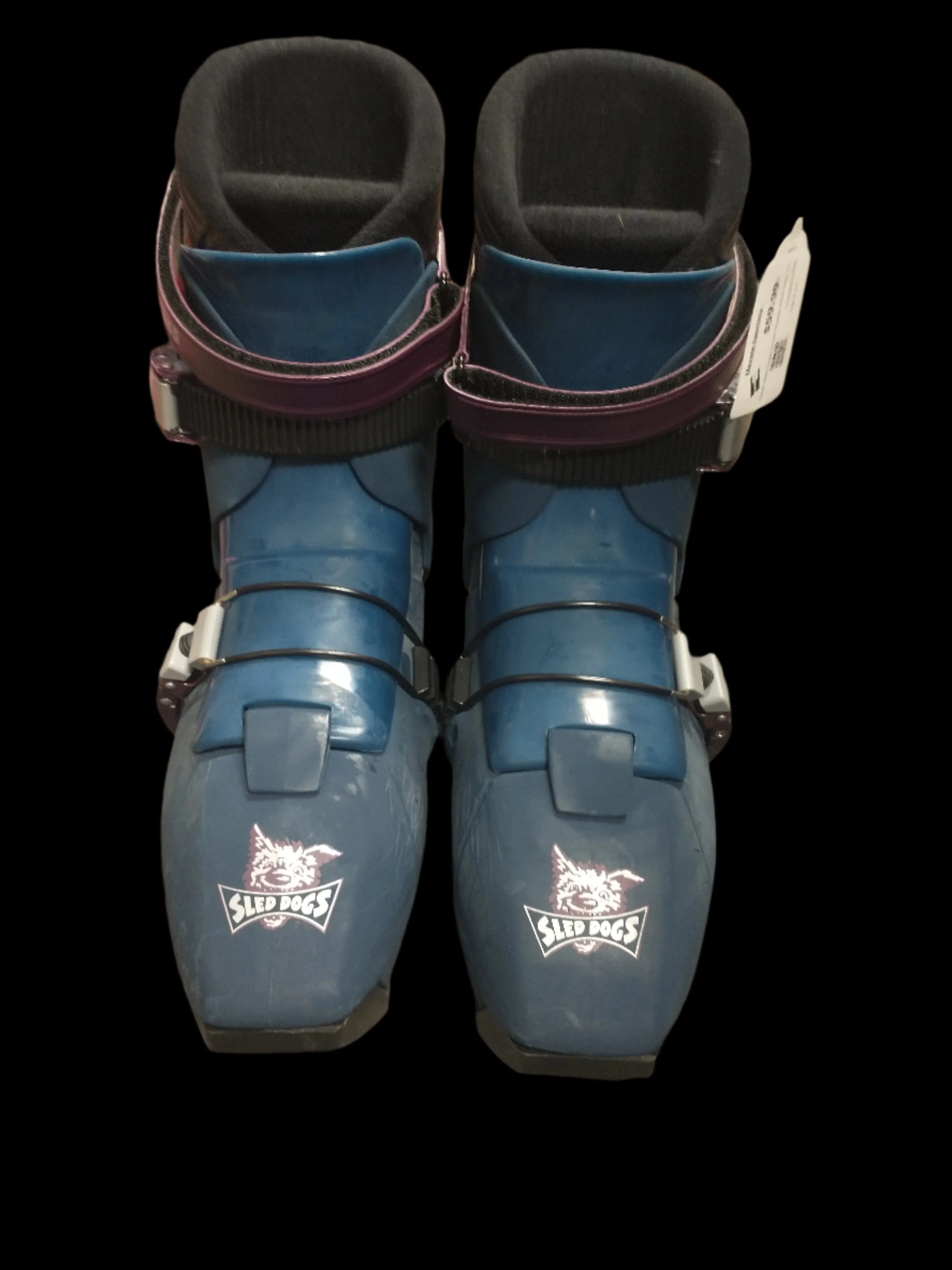 Used Sled Dogs Snow Skates Blue Size 10