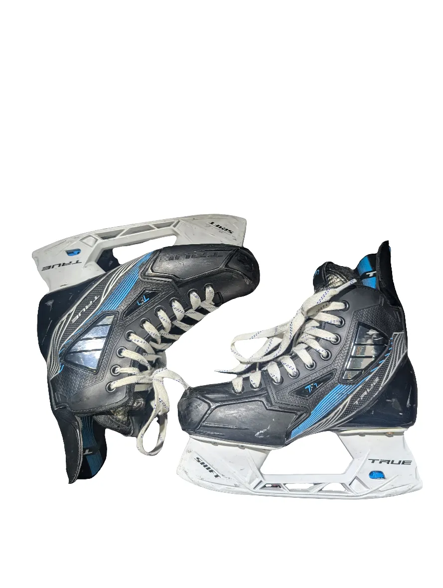 Used True TF7 Size 4.5R Junior Hockey Skates