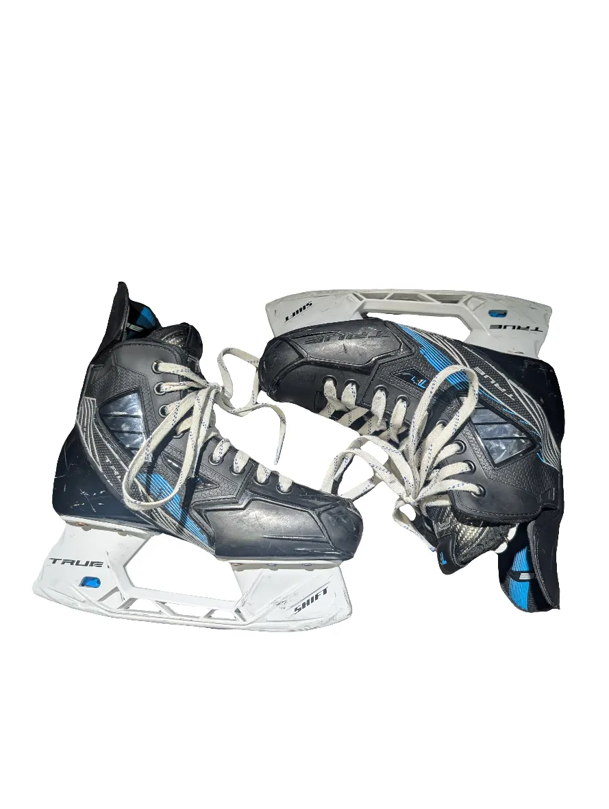 Used True TF7 Size 4.5R Junior Hockey Skates