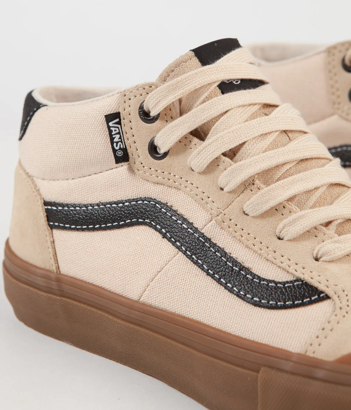 Vans Style 112 Mid Pro Shoes - (Ty Morrow) Macadamia / Gum