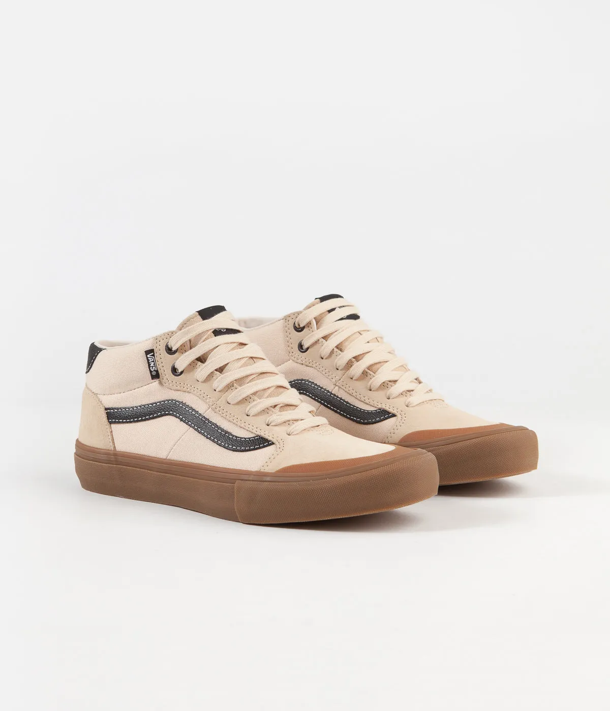 Vans Style 112 Mid Pro Shoes - (Ty Morrow) Macadamia / Gum