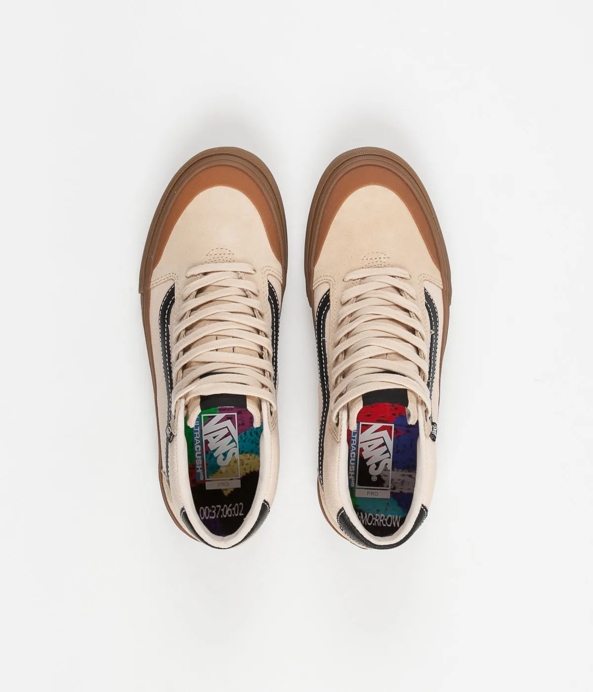 Vans Style 112 Mid Pro Shoes - (Ty Morrow) Macadamia / Gum