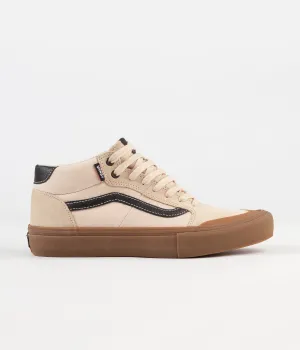 Vans Style 112 Mid Pro Shoes - (Ty Morrow) Macadamia / Gum