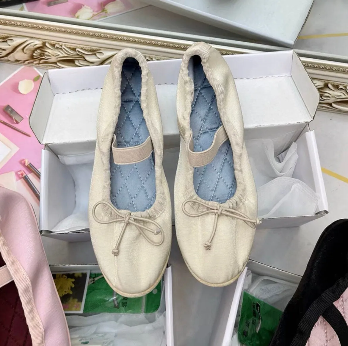 Women Retro Mary Jane Shoes, Women Vintage Flats Shoes, Women Plain Toe Flats, Women Round Toe Green Beige Pink Black Sliver Blue Slip Ons