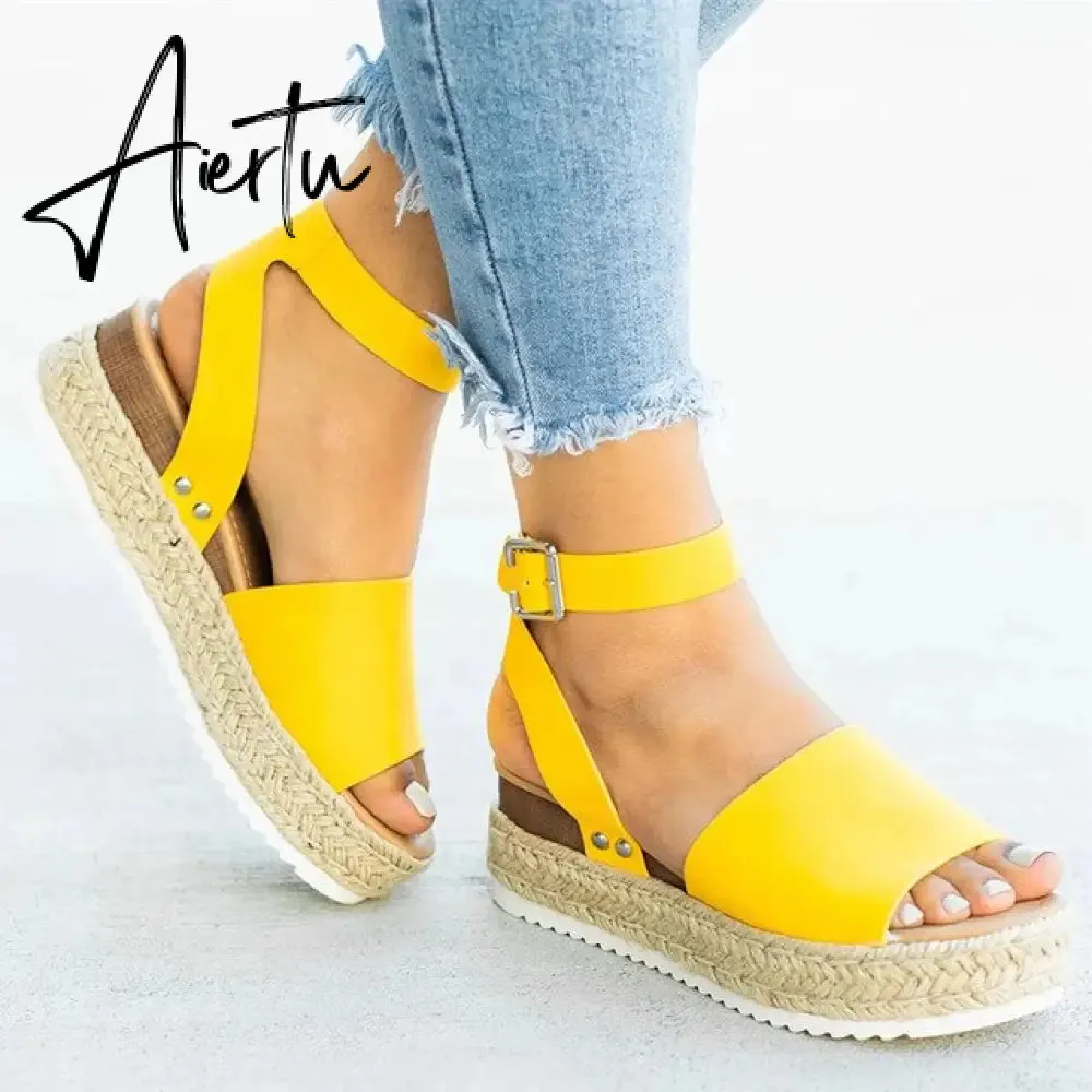 Women Sandals Plus Size Wedges Shoes For Women High Heels Sandals Summer Shoes Flip Flop Platform Sandals plus size shoes