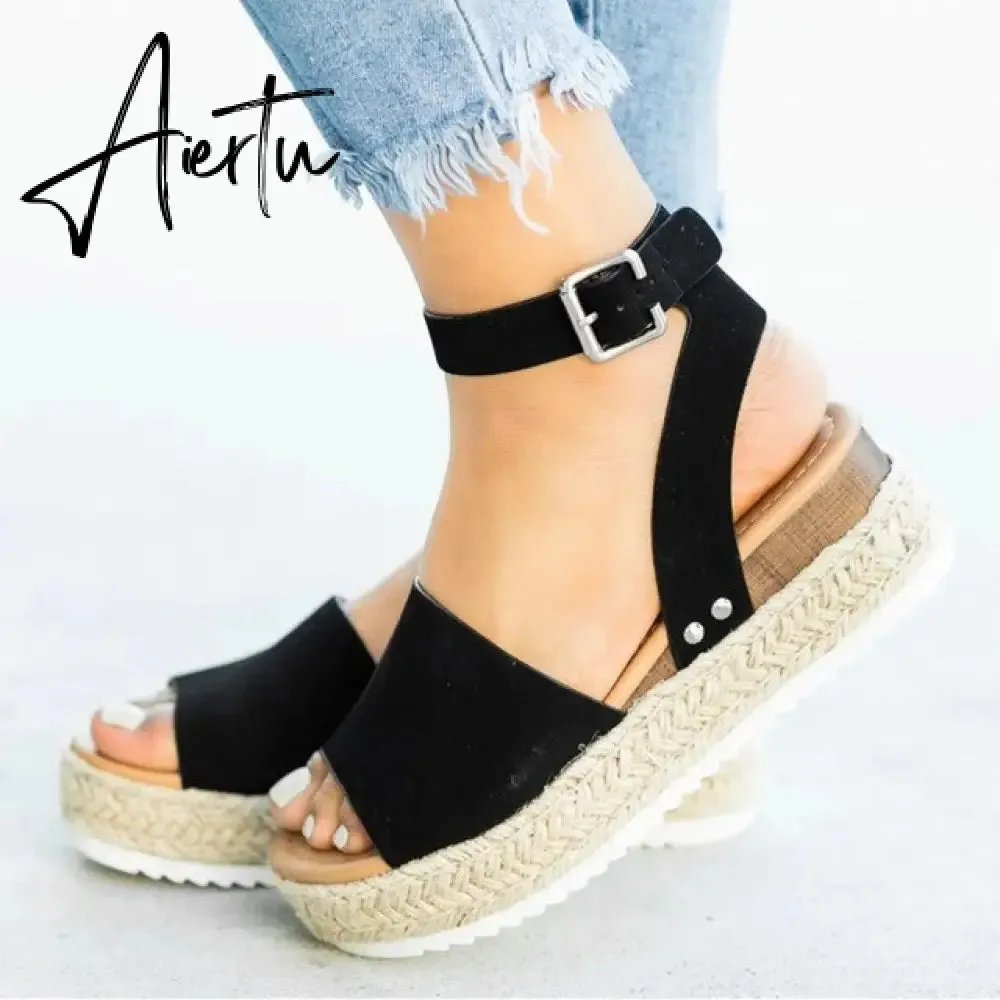 Women Sandals Plus Size Wedges Shoes For Women High Heels Sandals Summer Shoes Flip Flop Platform Sandals plus size shoes