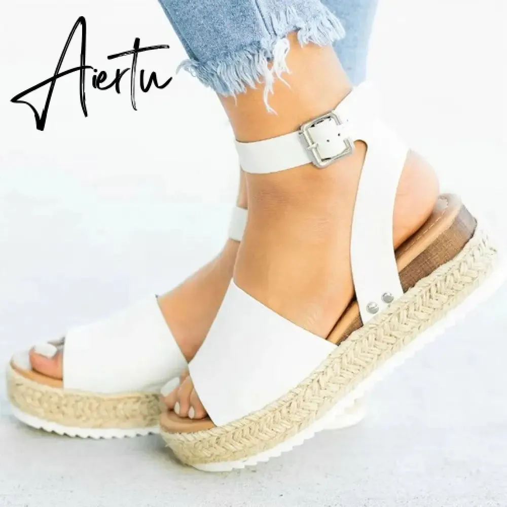 Women Sandals Plus Size Wedges Shoes For Women High Heels Sandals Summer Shoes Flip Flop Platform Sandals plus size shoes