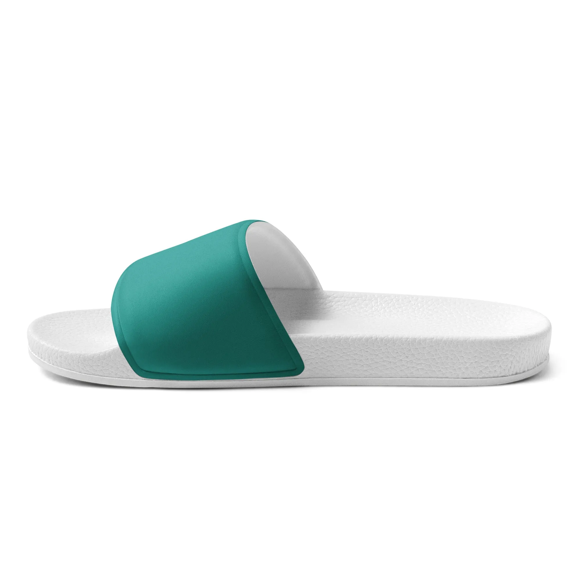 Women's Teal slides, Aqua Blue Women's sandals