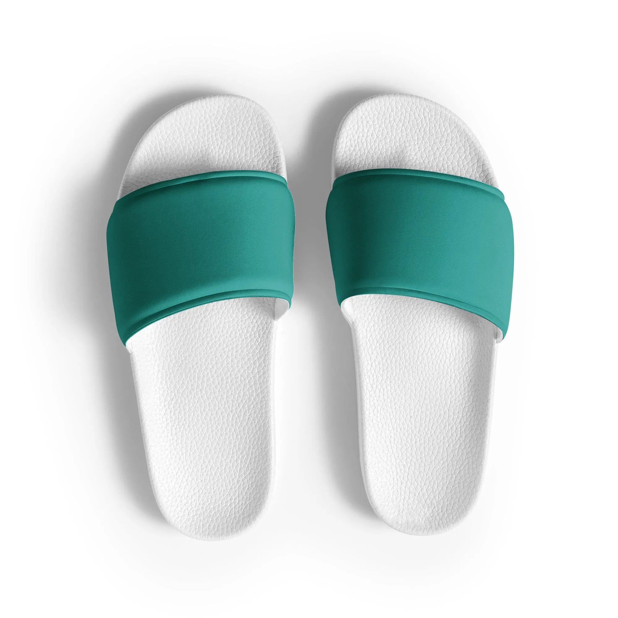 Women's Teal slides, Aqua Blue Women's sandals