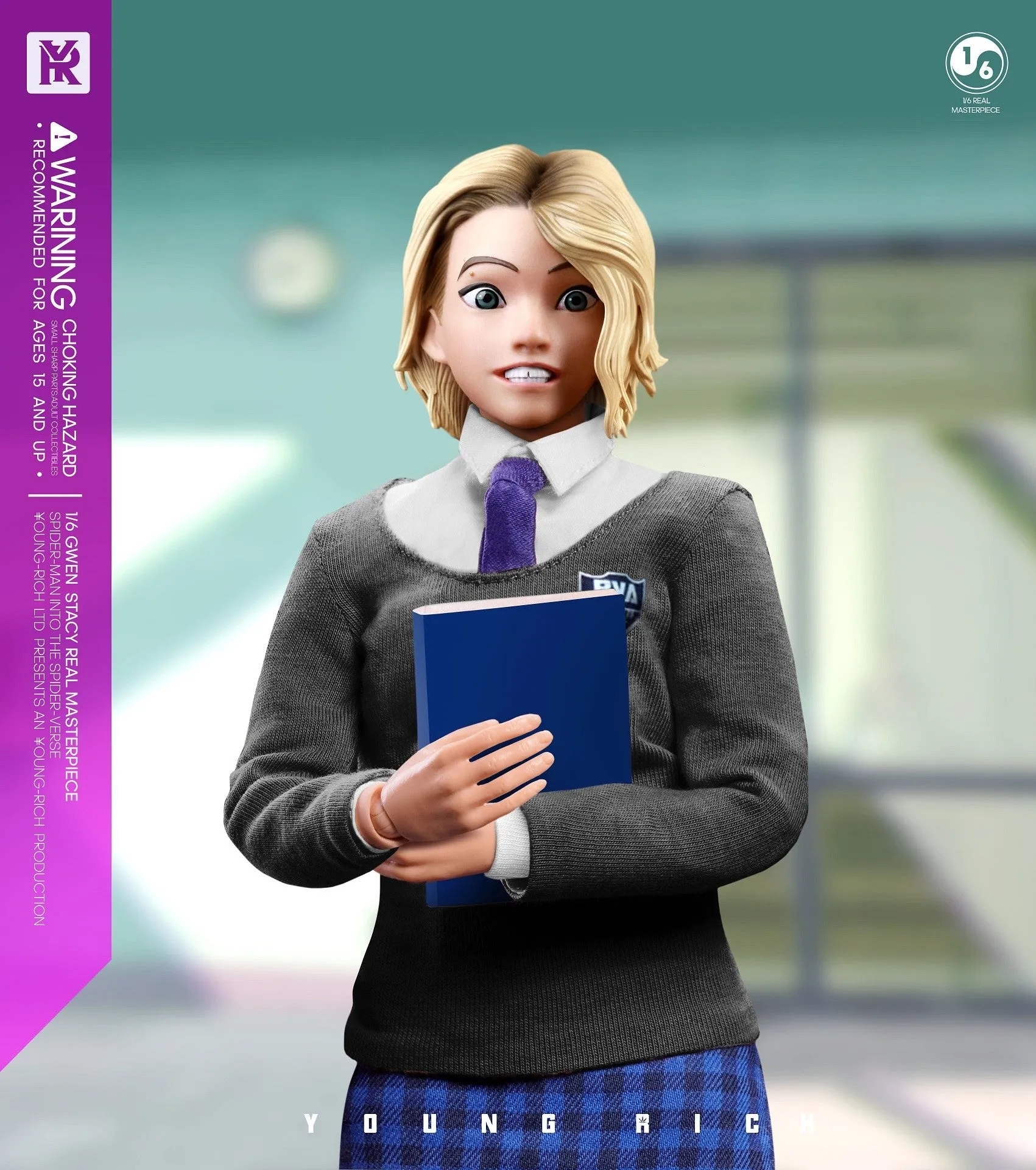 Young Rich 1/6 Gwen Stacy (Spider-man: Into the Spider-Verse) Sixth Scale Action Figure