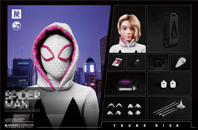 Young Rich 1/6 Spider-Gwen (Spider-man: Into the Spider-Verse) Sixth Scale Action Figure